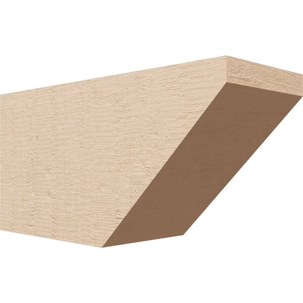 Ekena Millwork 6in. W x 8in. H x 16in. L Concord Woodgrain TimberThane Rafter Tail, Primed Tan RFTUR06X08X16CONRCPR - main